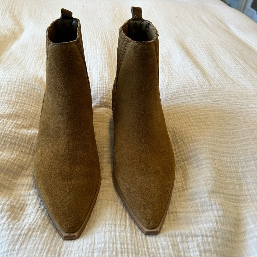 Marc Fisher Pointed Toe Suede Bootie